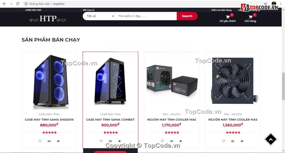 php thuần,web bán hàng php,website bán máy tính